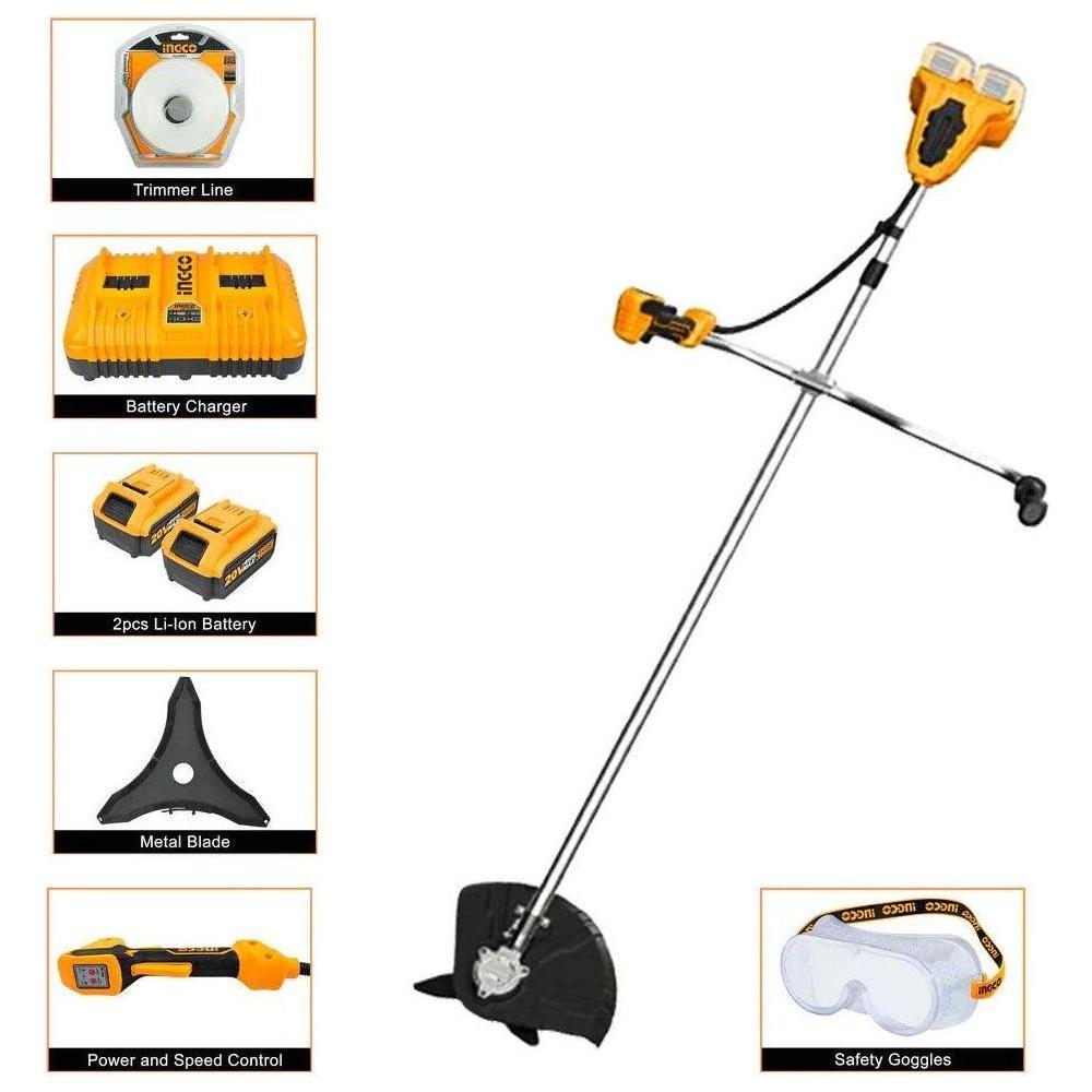 Ingco CSTLI202522 20V Grass Trimmer / String Trimmer BL Motor - KHM Megatools Corp. Ingco CSTLI202522 20V Grass Trimmer / String Trimmer BL Motor - KHM Megatools Corp.